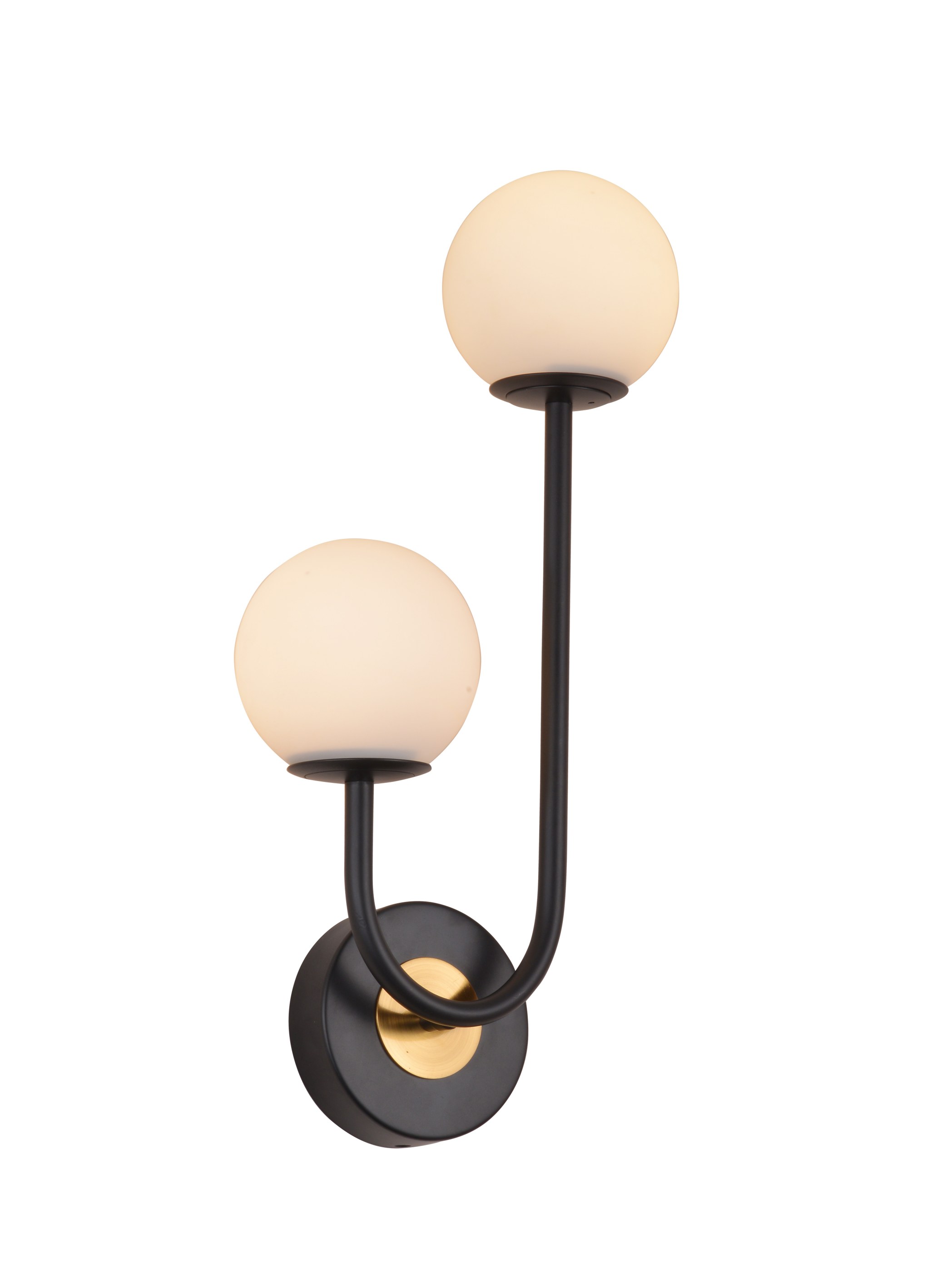 Lampa Balla Gloine Opal Globe Lár na haoise a Dó